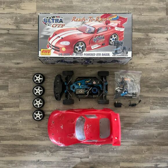 OFNA Ultra GTP 4WD 1/8 Scale .21 Nitro Powered RTR Racer Dodge Viper (READ) - Picture 1 of 11